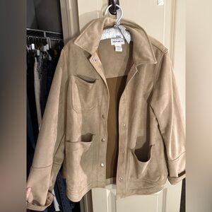 For the Republic Women’s Faux Suede Jacket